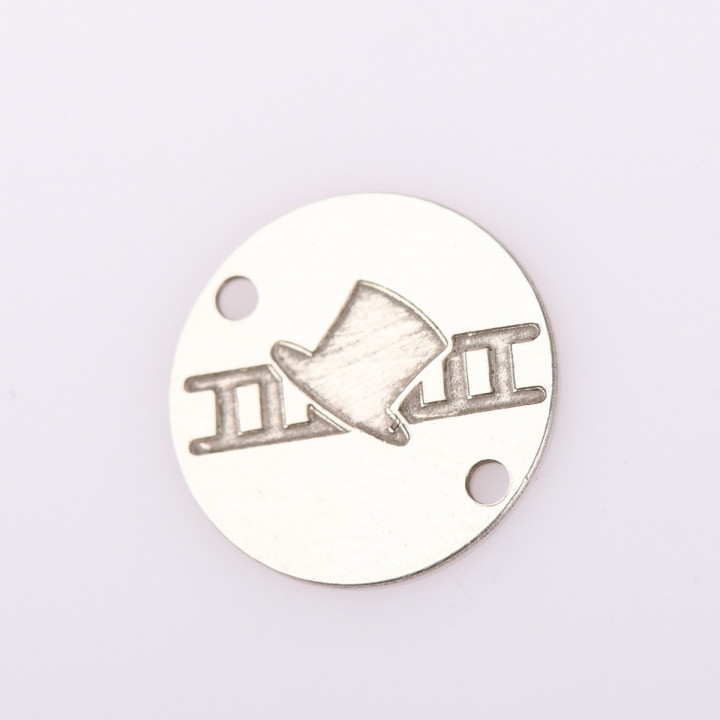 E2077 G Link din argint martisor banut de 12mm scara cosar 0.3mm - bijuterii personalizate din argint | simoshop