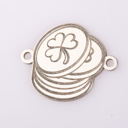 copy of E0506 GS Link rotund argint 925 New Born  16.5mm 1 buc - bijuterii personalizate din argint | simoshop
