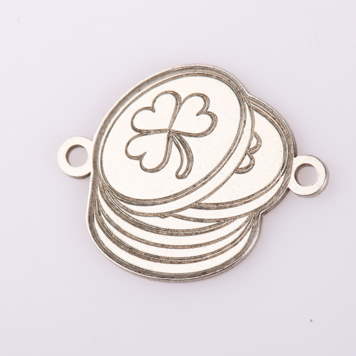 copy of E0506 GS Link rotund argint 925 New Born  16.5mm 1 buc - bijuterii personalizate din argint | simoshop
