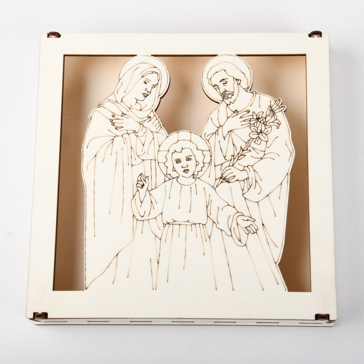 copy of L927- Caseta pentru licheni Maica Domnului cu pruncul 20x20 cm - 1 buc - bijuterii personalizate din argint | simoshop