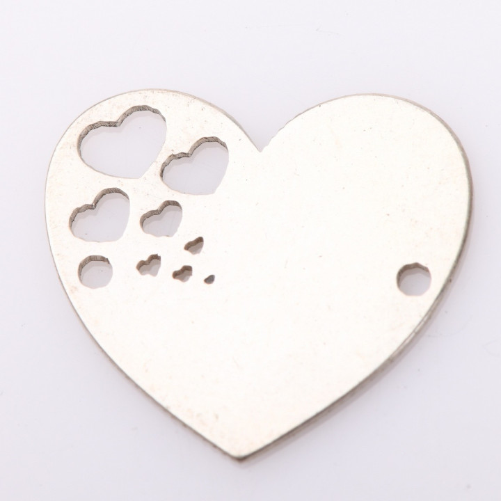 copy of F0020 Cercel din argint lacrima cu labuta 20x13mm 0.33mm 1 buc - bijuterii personalizate din argint | simoshop
