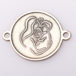 copy of E0203-GS-Link 2 surori Argint 925 diametru 16.5 mm / grosime 0.33 mm-1 buc - bijuterii personalizate din argint | simosh