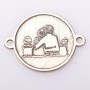 Bănuț argint relief familie cu doi copii