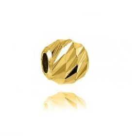 AU008-Biluta aur 9K slash 2.5mm, gaura de 1.2 mm - 1 buc - bijuterii personalizate din argint | simoshop