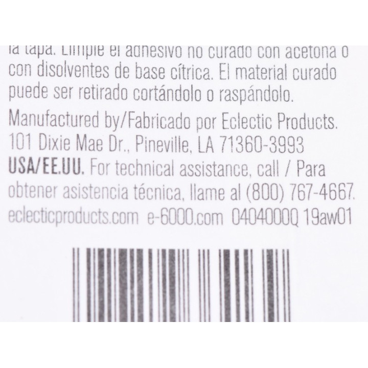 Adeziv profesional transparent E6000