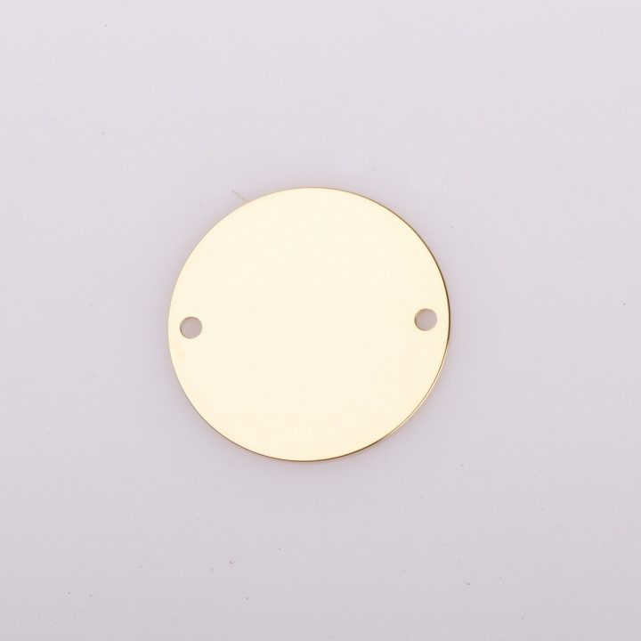 AU0020-Banut din aur 585 (14k) pentru bratara 16mm 0.3mm - bijuterii personalizate din argint | simoshop