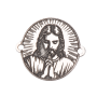 Element brățară cu Iisus rugându-se, argint 925