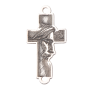 Element brățară cruce cu Iisus din argint 925
