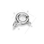 G0036-Incuietoare rotunda 6mm 1 bucata - bijuterii personalizate din argint | simoshop