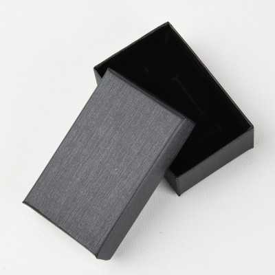 D144-Cutiuta neagra pentru set - bijuterii personalizate din argint | simoshop