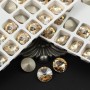 P4626-Cristal Preciosa Rivoli Maxima Crystal Honey D-Folied SS 39 8mm - bijuterii personalizate din argint | simoshop