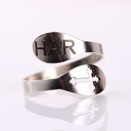 copy of E0506 GS Link rotund argint 925 New Born  16.5mm 1 buc - bijuterii personalizate din argint | simoshop