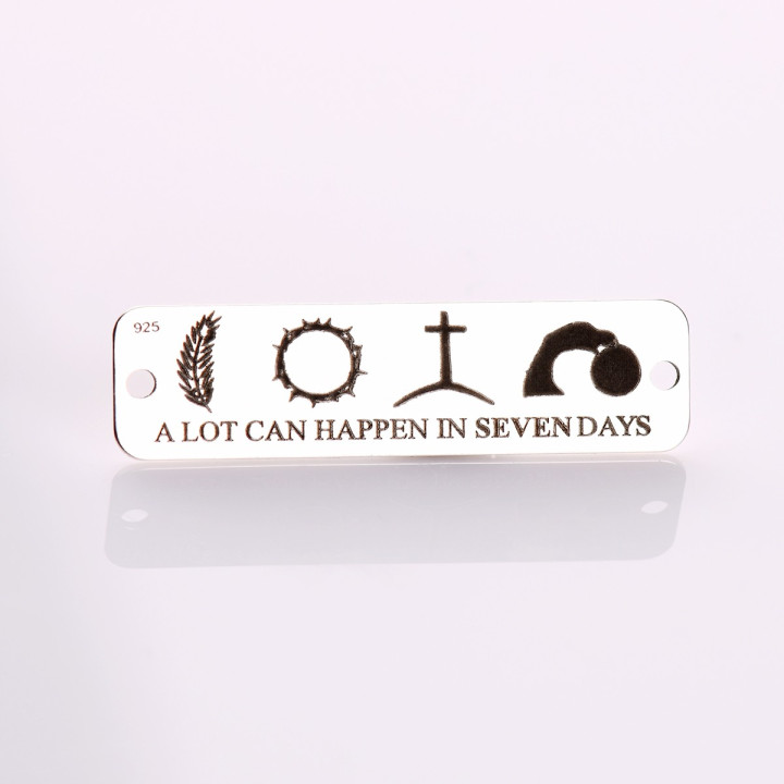 copy of E0506 GS Link rotund argint 925 New Born  16.5mm 1 buc - bijuterii personalizate din argint | simoshop