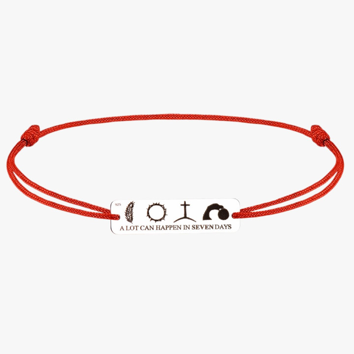 E2150 G Link din argint "A lot can happen in seven days" - bijuterii personalizate din argint | simoshop
