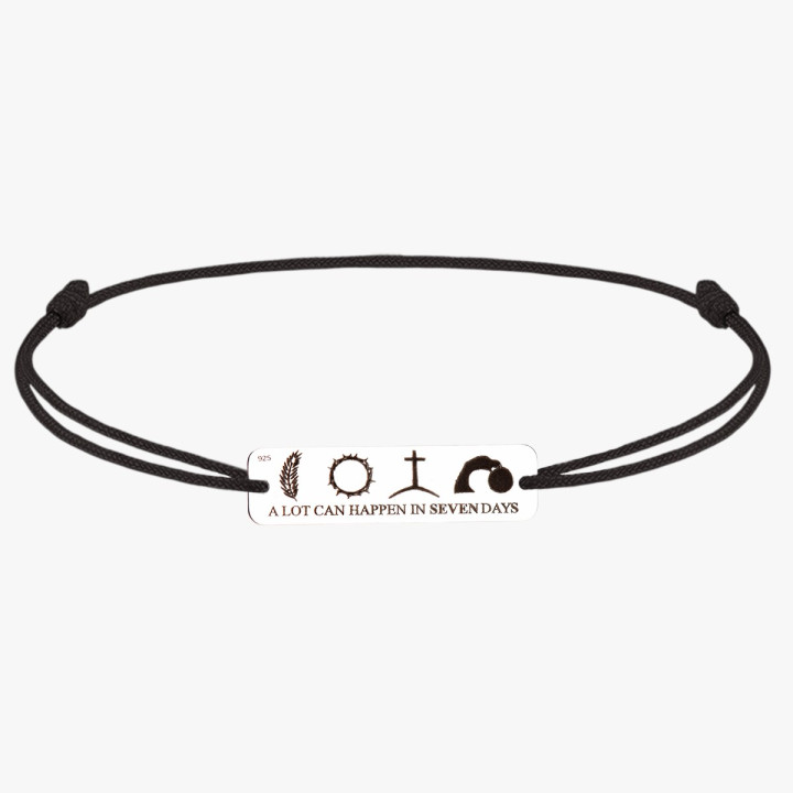 E2150 G Link din argint "A lot can happen in seven days" - bijuterii personalizate din argint | simoshop