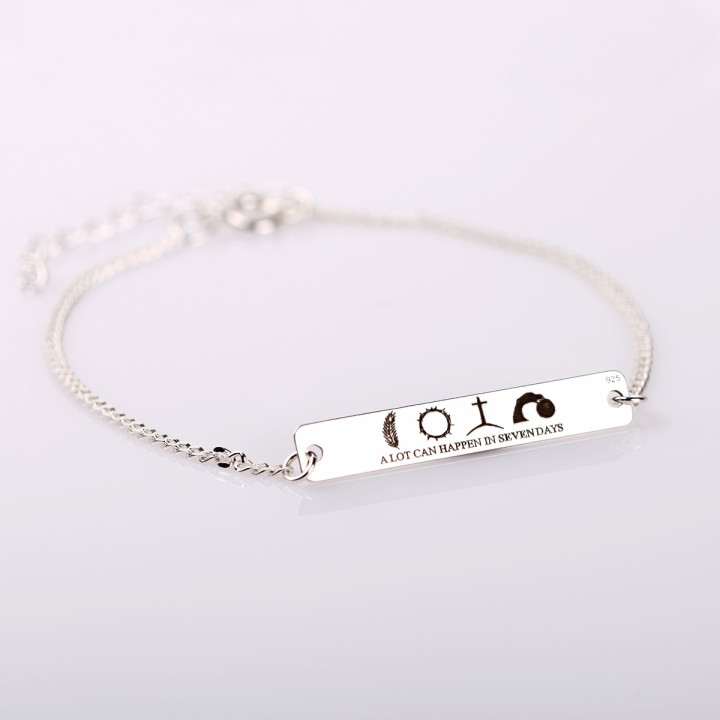 copy of E0506 GS Link rotund argint 925 New Born  16.5mm 1 buc - bijuterii personalizate din argint | simoshop