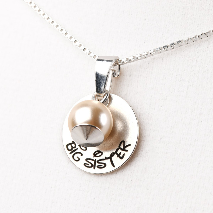copy of E0506 GS Link rotund argint 925 New Born  16.5mm 1 buc - bijuterii personalizate din argint | simoshop