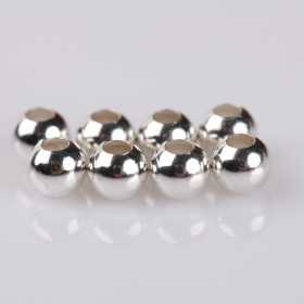 Bilute din argint 4mm gaura 1.5mm