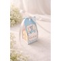 S168 - Marturii de botez tip lumanare Bubble elefantel pentru baietei
