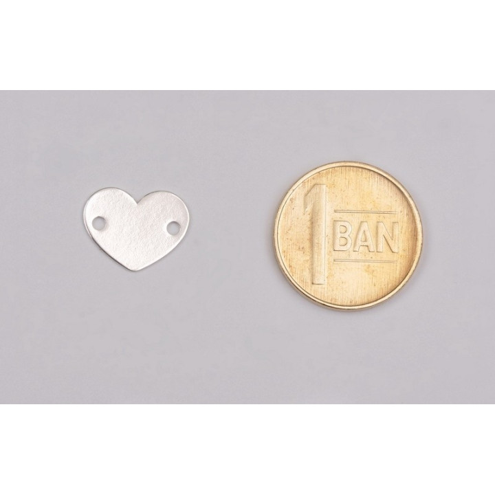 G1770 N Link argint 925 inimioara 10x12mm grosime 0.50mm