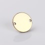 AL0029 - Banut cu 2 gauri link pentru bratara din alama 10 mm - bijuterii personalizate din argint | simoshop
