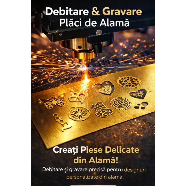 Decupare personalizata tabla de alama