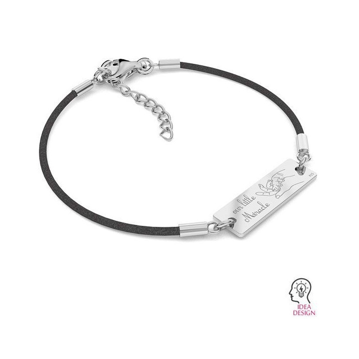 Placuta din argint 925 pentru bratara personalizabila 20x5mm 0.50mm G0293-N