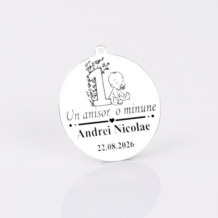 Pandant 22mm pentru mot - Un anisor, o minune