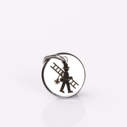 copy of C004-Banut rotund cu o gaura si za din INOX 10 mm-1buc - bijuterii personalizate din argint | simoshop