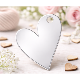 copy of E1494 N - Pandant argint 925 Inima, 15x15mm- 1 buc - bijuterii personalizate din argint | simoshop