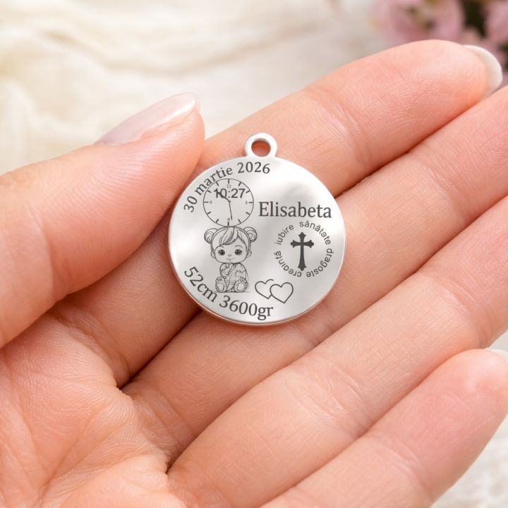 copy of E1952GS Link Ag 925 "Clipe magice" 16.5mm- 1 buc - bijuterii personalizate din argint | simoshop