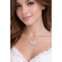 G0794 G Bănuț botez argint 925 personalizat fetiță – cadou de suflet 22mm - bijuterii personalizate din argint | simoshop
