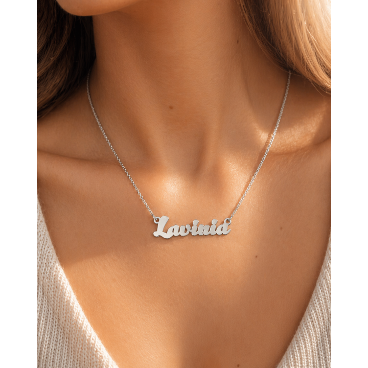 copy of FAST001 Lantisor din argint cu nume - bijuterii personalizate din argint | simoshop