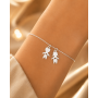 Pandant Fetita cu Inimioara din Argint 925 pentru Bratari si Bijuterii Personalizate 12x6mm 0.5mm G1733