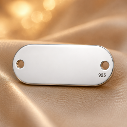 G2036-Link oval Argint 925 8x23MM, 0.50MM grosime - bijuterii personalizate din argint | simoshop