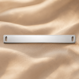 E0483 N Placuta din argint pentru bratara 50x5mm 0.5mm personalizabila