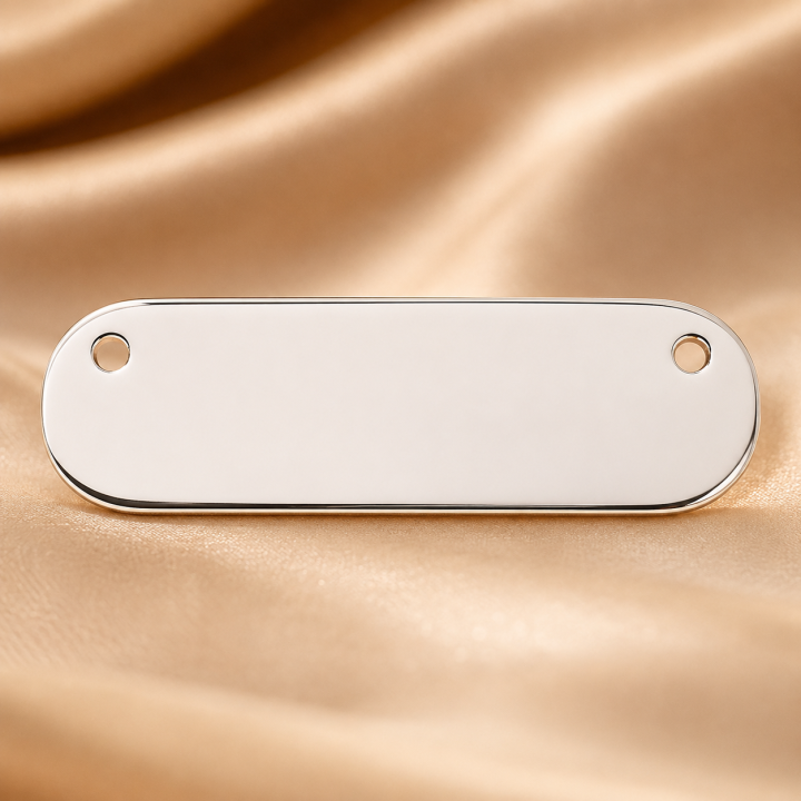 E0126-N-Link oval din argint pentru colier 35mm x 10mm 0.4mm - bijuterii personalizate din argint | simoshop
