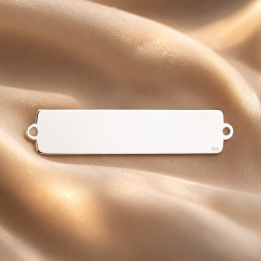 Placuta din argint pentru bratara 35x8mm 0.5mm G0364-N