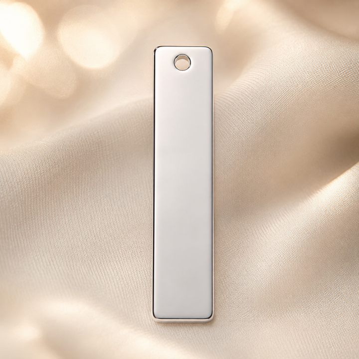 copy of E0150-N- Link dreptunghiular din argint 35mm x 8mm 0.5mm - bijuterii personalizate din argint | simoshop