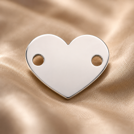 G0782-N-Link argint 925 inimioara 10x12mm grosime 0.30mm - bijuterii personalizate din argint | simoshop