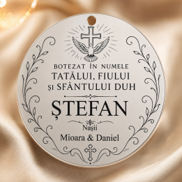 copy of S108 - Serviciu gravura fetita cu nume si data nasterii - bijuterii personalizate din argint | simoshop