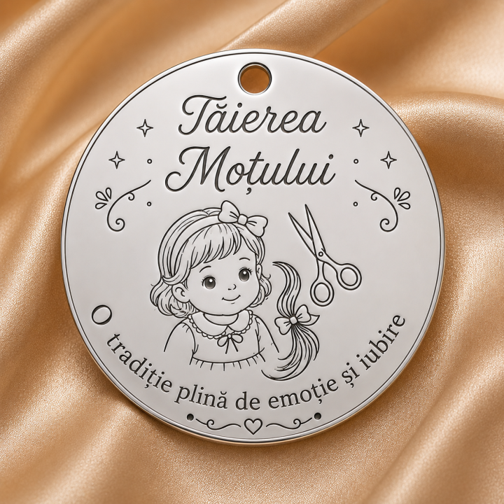copy of S108 - Serviciu gravura fetita cu nume si data nasterii - bijuterii personalizate din argint | simoshop