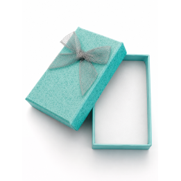 D158-Cutiuta turcoaz cu fundita pentru set