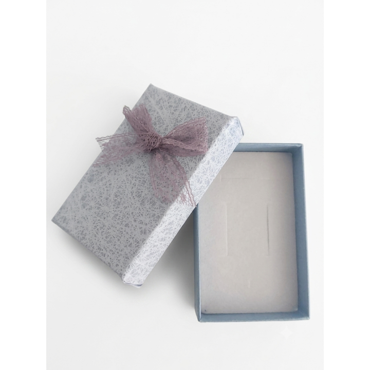 copy of D122-Cutiuta rotunda pentru inel rosie cu fundita - bijuterii personalizate din argint | simoshop