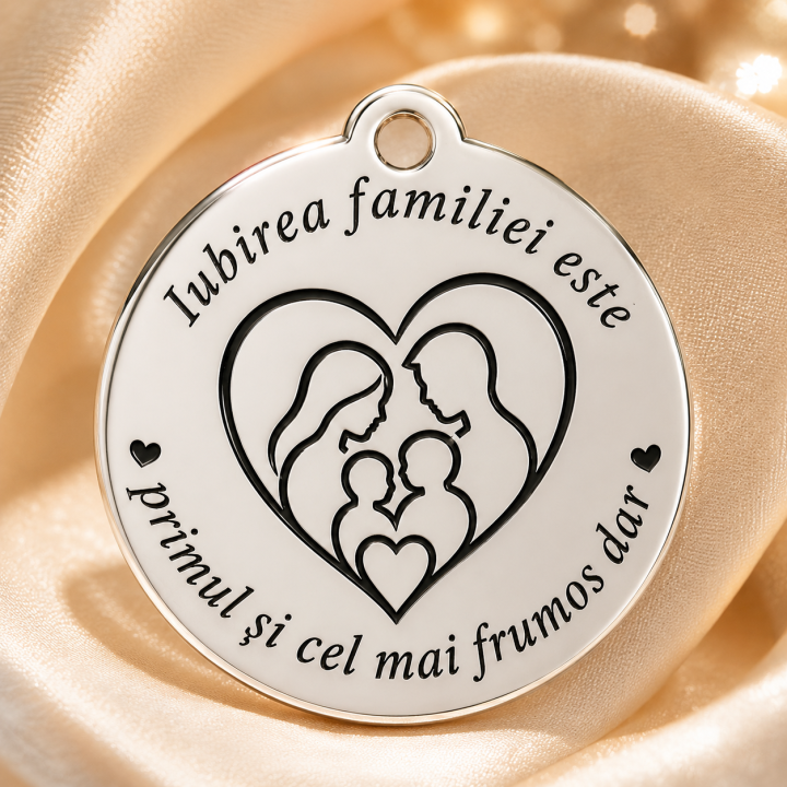 copy of S108 - Serviciu gravura fetita cu nume si data nasterii - bijuterii personalizate din argint | simoshop