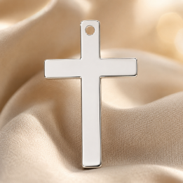G0161-Charm cruciulita 12x19.5mm - bijuterii personalizate din argint | simoshop