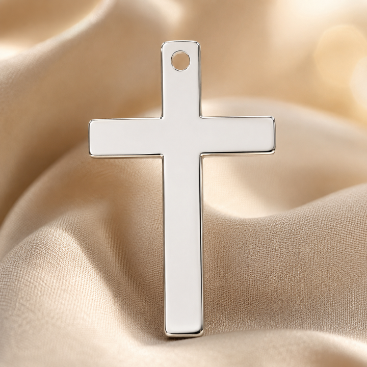 G0161-Charm cruciulita 12x19.5mm - bijuterii personalizate din argint | simoshop
