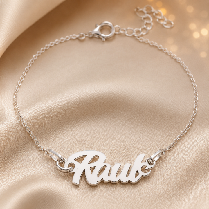 FAST005 Bratara din argint cu nume - bijuterii personalizate din argint | simoshop