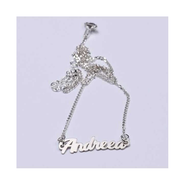 FAST001 Lantisor din argint cu nume - bijuterii personalizate din argint | simoshop