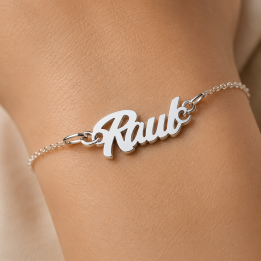 FAST005 Bratara din argint cu nume - bijuterii personalizate din argint | simoshop